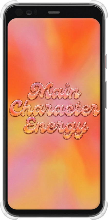 Силіконовий протиударний с посиленими кутами чехол Aura Gradient Main Character Energy Aesthetic Y2K для Google Pixel 4 XL - 6783sp-1754 изображение 