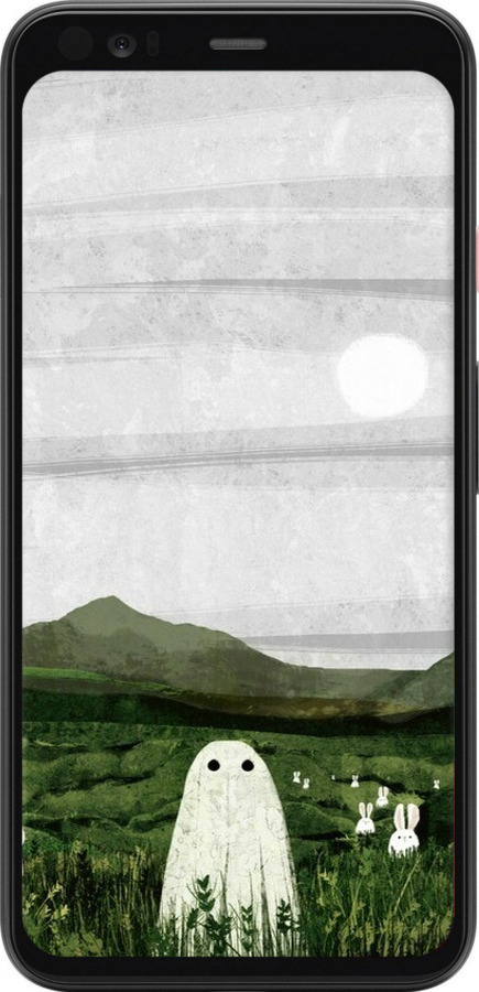 Силиконовый чехол Привидение для Google Pixel 4 XL - 6492u-1754 изображение 