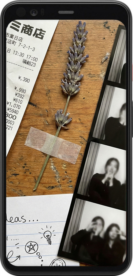 Силиконовый чехол Aesthetic Scrapbook Collage для Google Pixel 4 XL - 6773u-1754 изображение 