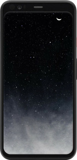 TPU чехол Сині хмари, Синій місяць для Google Pixel 4 - 6396b-1755 изображение 