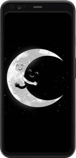 TPU чехол Місячні обійми для Google Pixel 4 - 6508b-1755 изображение 