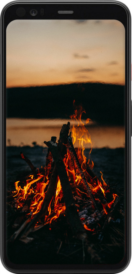 TPU чехол Огонь для Google Pixel 4 - 6021b-1755 изображение 