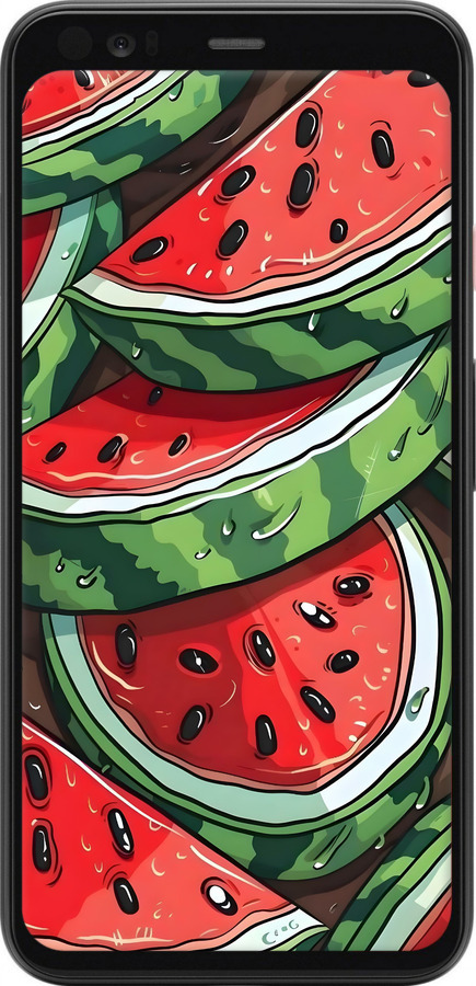 TPU чехол Кавун для Google Pixel 4 - 6315b-1755 изображение 