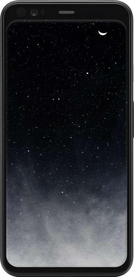 TPU чехол Сині хмари, Синій місяць для Google Pixel 4 - 6396b-1755 изображение 