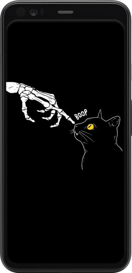 TPU чехол Кошка для Google Pixel 4 - 6505b-1755 изображение 