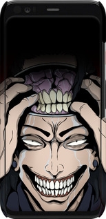 3D пластиковий матовий чехол Kenjaku Магічна Битва для Google Pixel 4 - 6151m-1755 изображение 