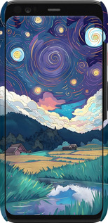 3D пластиковый матовый чехол Креативный арт для Google Pixel 4 - 6322m-1755 изображение 