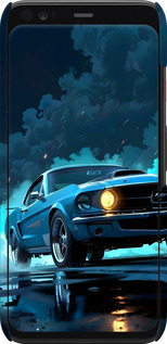 3D пластиковый матовый чехол Форд мустанг для Google Pixel 4 - 6374m-1755 изображение 