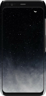 3D пластиковый матовый чехол Сині хмари, Синій місяць для Google Pixel 4 - 6396m-1755 изображение 