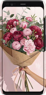 3D пластиковий матовий чехол Півонії 1 для Google Pixel 4 - 6705m-1755 изображение 