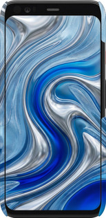 3D пластиковый матовый чехол Liquid Chrome для Google Pixel 4 - 6781m-1755 изображение 