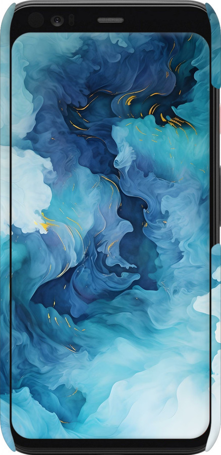 3D пластиковий матовий чехол Акварель для Google Pixel 4 - 6320m-1755 изображение 