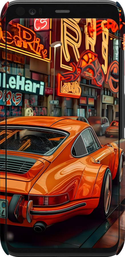 3D пластиковый матовый чехол Порше для Google Pixel 4 - 6334m-1755 изображение 