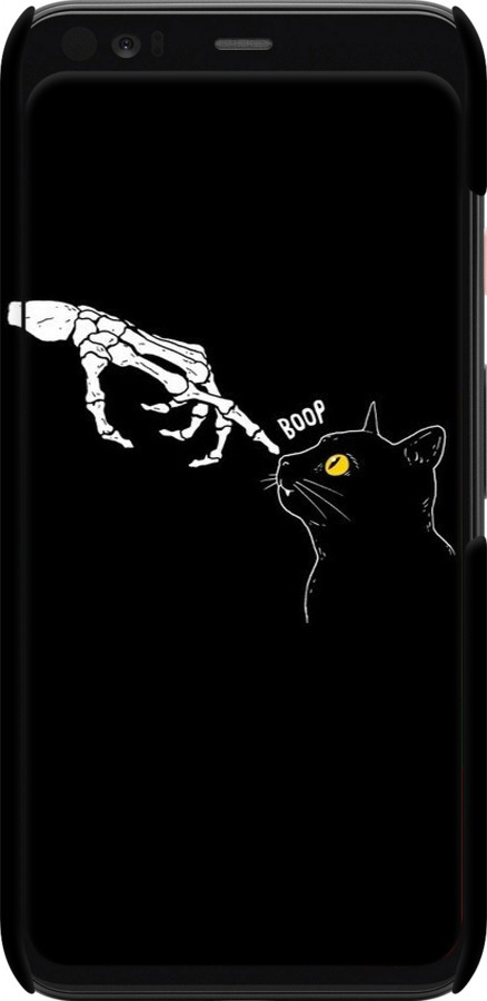 3D пластиковый матовый чехол Кошка для Google Pixel 4 - 6505m-1755 изображение 