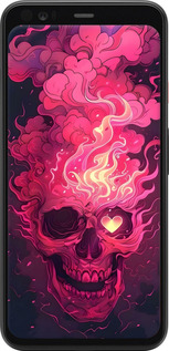 2D пластиковый чехол Череп арт для Google Pixel 4 - 6385t-1755 изображение 