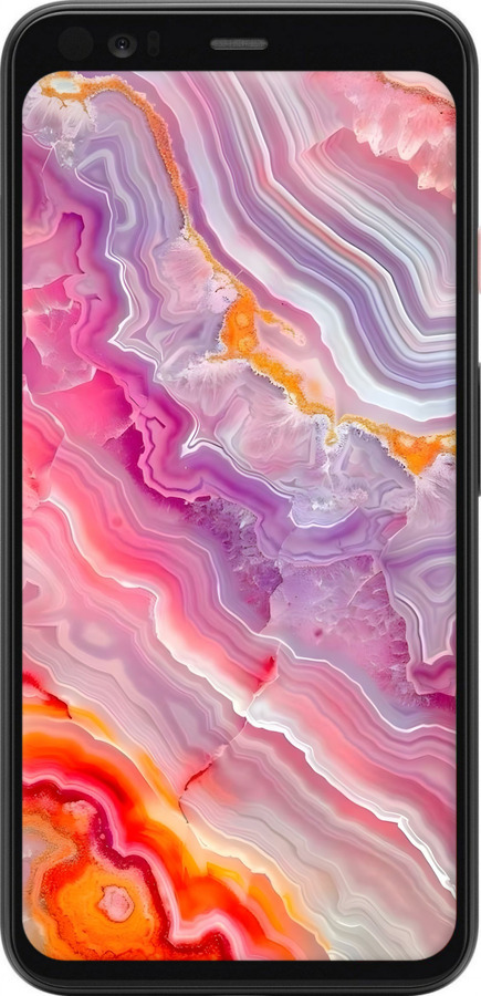 2D пластиковый чехол Мрамор 2 для Google Pixel 4 - 6307t-1755 изображение 
