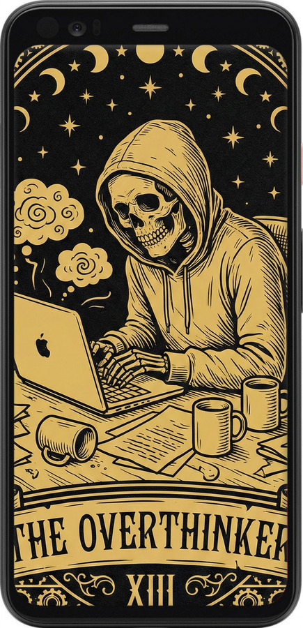 Силіконовий чехол The Overthinker для Google Pixel 4 - 6774u-1755 изображение 