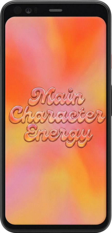 2D пластиковий чехол Aura Gradient Main Character Energy Aesthetic Y2K для Google Pixel 4 - 6783t-1755 изображение 