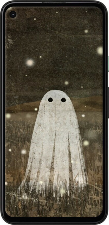 Силиконовый чехол Привидение и светлячки для Google Pixel 4A - 6406u-1935 изображение 