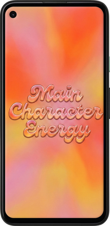 Силиконовый чехол Aura Gradient Main Character Energy Aesthetic Y2K для Google Pixel 4A - 6783u-1935 изображение 