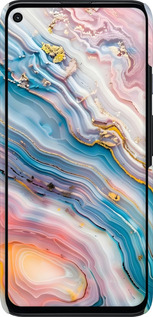 3D пластиковый матовый чехол Мрамор красивый для Google Pixel 5 XL - 6376m-2033 изображение 