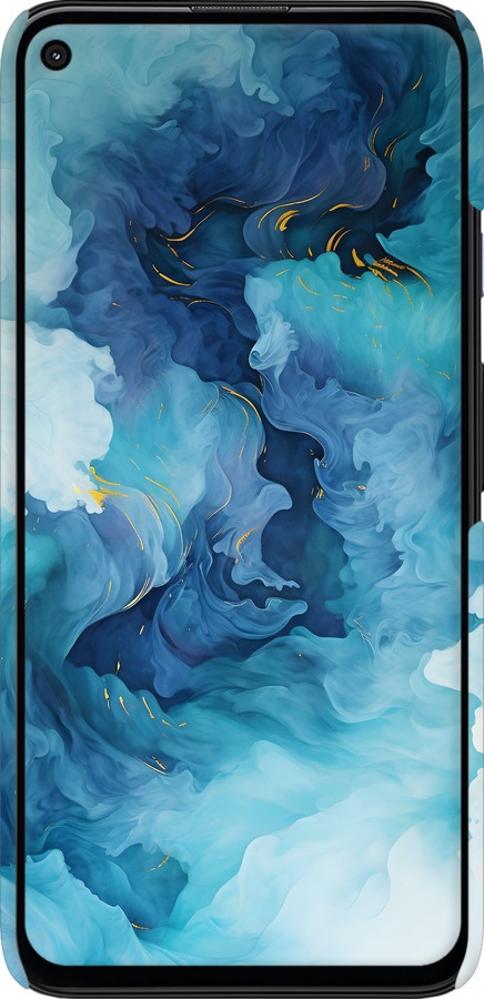 3D пластиковый матовый чехол Акварель для Google Pixel 5 XL - 6320m-2033 изображение 