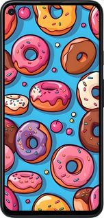 Силиконовый чехол Пончики для Google Pixel 5 XL - 6318u-2033 изображение 