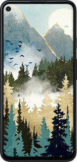 Силиконовый чехол С изображением лесного пейзажа для Google Pixel 5 XL - 6548u-2033 изображение 