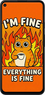 Силиконовый чехол Funny Cat для Google Pixel 4A 5G - 6786u-2867 изображение 