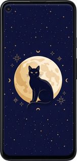 Силіконовий чехол Cute Cat Celestial/Witchy для Google Pixel 4A 5G - 6787u-2867 изображение 