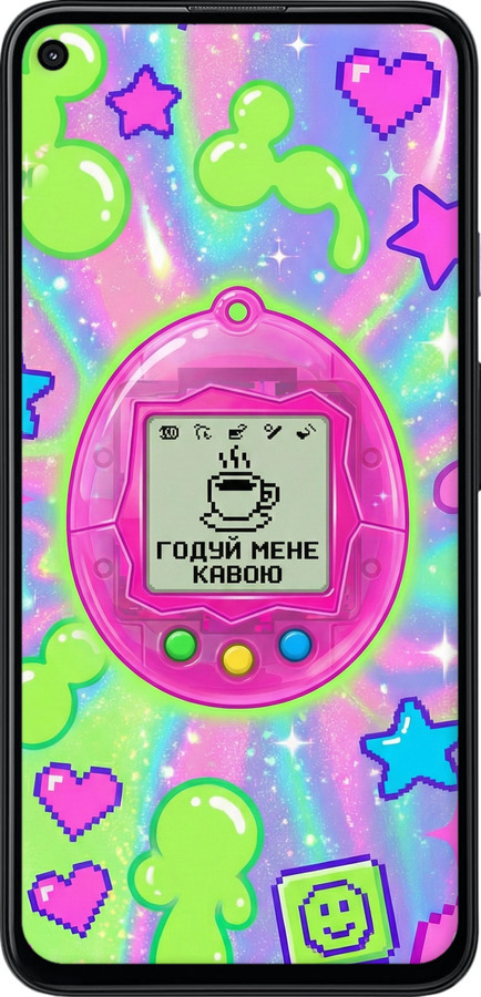 Силиконовый чехол Y2K Aesthetic Retro Pet: Годуй мене кавою для Google Pixel 4A 5G - 6784u-2867 изображение 