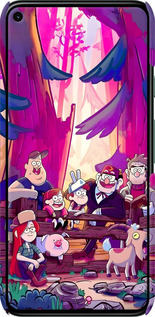 3D пластиковый матовый чехол Гравити Фолз для Google Pixel 5 - 6365m-2044 изображение 
