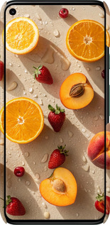 3D пластиковый матовый чехол Фрукты 3 для Google Pixel 5 - 6703m-2044 изображение 