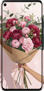 3D пластиковий матовий чехол Півонії 1 для Google Pixel 5 - 6705m-2044 изображение 