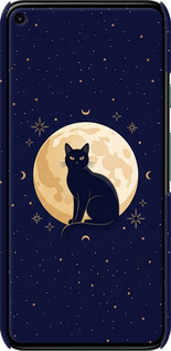 3D пластиковий матовий чехол Cute Cat Celestial/Witchy для Google Pixel 5 - 6787m-2044 изображение 