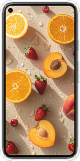 Силикон с усиленными углами чехол Фрукты 3 для Google Pixel 5 - 6703sp-2044 изображение 
