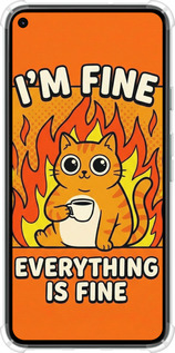 Силикон с усиленными углами чехол Funny Cat для Google Pixel 5 - 6786sp-2044 изображение 