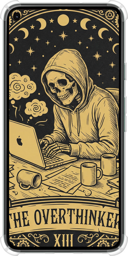 Силикон с усиленными углами чехол The Overthinker для Google Pixel 5 - 6774sp-2044 изображение 