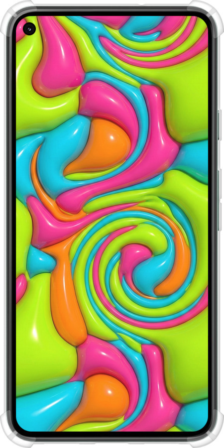 Силикон с усиленными углами чехол Y2K Jelly Dream для Google Pixel 5 - 6780sp-2044 изображение 