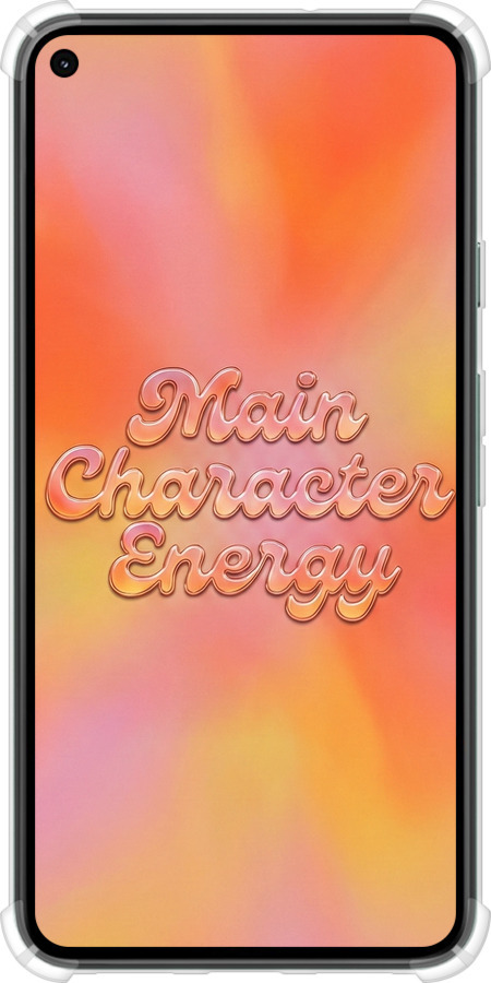 Силикон с усиленными углами чехол Aura Gradient Main Character Energy Aesthetic Y2K для Google Pixel 5 - 6783sp-2044 изображение 