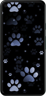 2D пластиковый чехол С синими отпечатками лап для Google Pixel 5 - 6441t-2044 изображение 