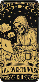 3D пластиковый матовый чехол The Overthinker для Google Pixel 5A - 6774m-2286 изображение 