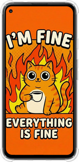 Силикон с усиленными углами чехол Funny Cat для Google Pixel 5A - 6786sp-2286 изображение 