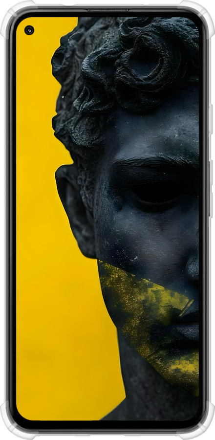 Силіконовий протиударний с посиленими кутами чехол Статуя арт для Google Pixel 5A - 6330sp-2286 изображение 