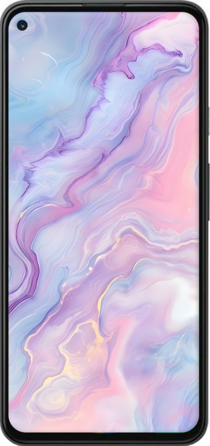 2D пластиковий чехол Нежный мрамор для Google Pixel 5A - 6310t-2286 изображение 