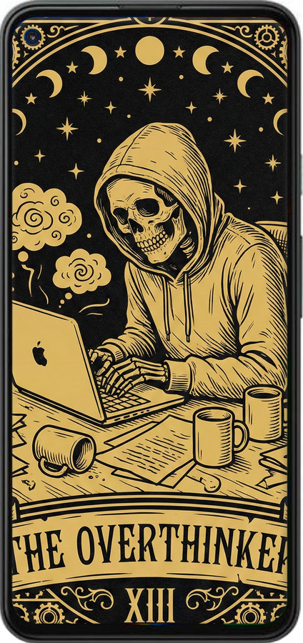 Силиконовый чехол The Overthinker для Google Pixel 5A - 6774u-2286 изображение 