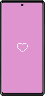 Силіконовий чехол Серце 2 для Google Pixel 6 - 4863u-2364 изображение 