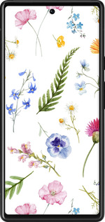 Силіконовий чехол Квітковий фон v2 для Google Pixel 6 - 5472u-2364 изображение 