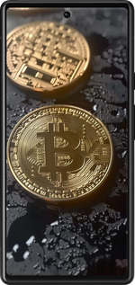 Силіконовий чехол Вулканійчний Bitcoin для Google Pixel 6 - 6092u-2364 изображение 