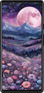 Силиконовый чехол Ночь луна арт для Google Pixel 6 - 6319u-2364 изображение 
